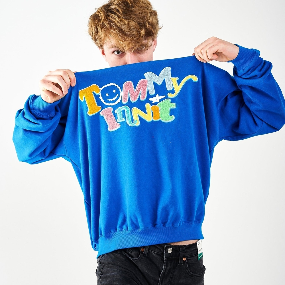 Tommy Innit Blue Sweatshirt